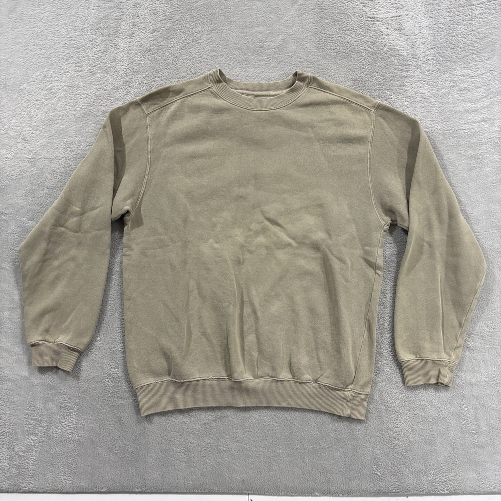 VINTAGE McIntosh & Seymour Sweatshirt Mens Medium Oregon Soccer Gear Rugby Beige